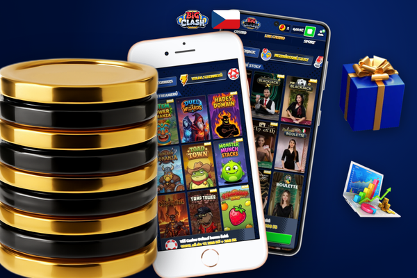Bigclash Casino aplikace zobrazující živé kasino i sportovní kurzy na jedné obrazovce