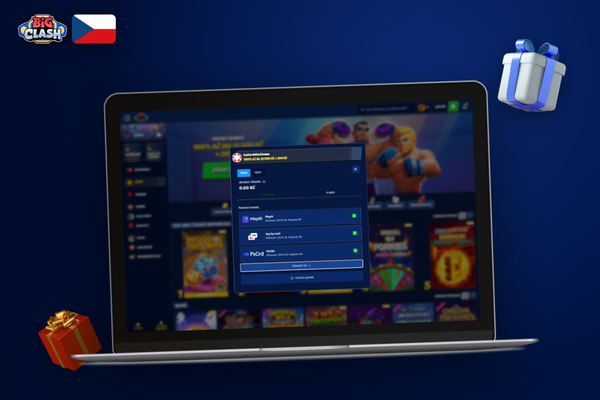 Hráč nahrává doklad totožnosti do zabezpečeného formuláře Bigclash Casino